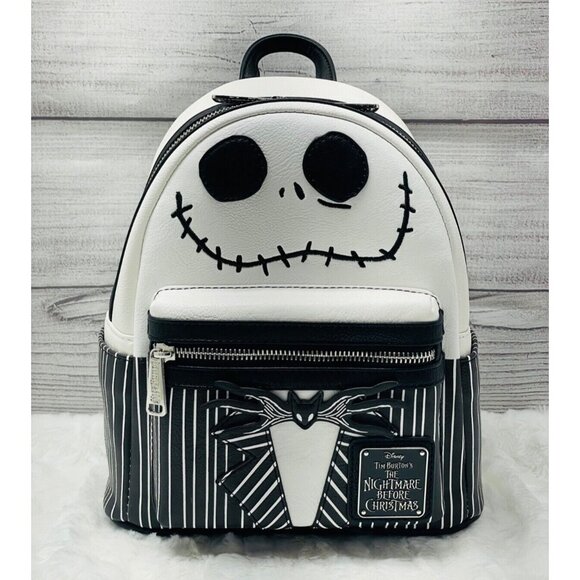 Loungefly NBC Nightmare Before Christmas Jack Suit Cosplay Mini Backpack NWT